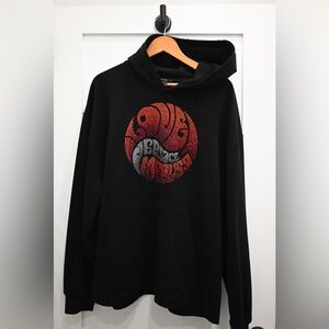 Men’s Versace Hoodie with Rhinestone Crystal Medusa Logo